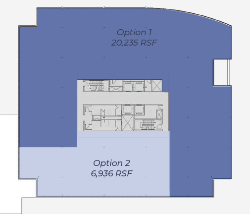 Potential demise option 2 for upper floors at 875 E. Wisconsin Avenue
