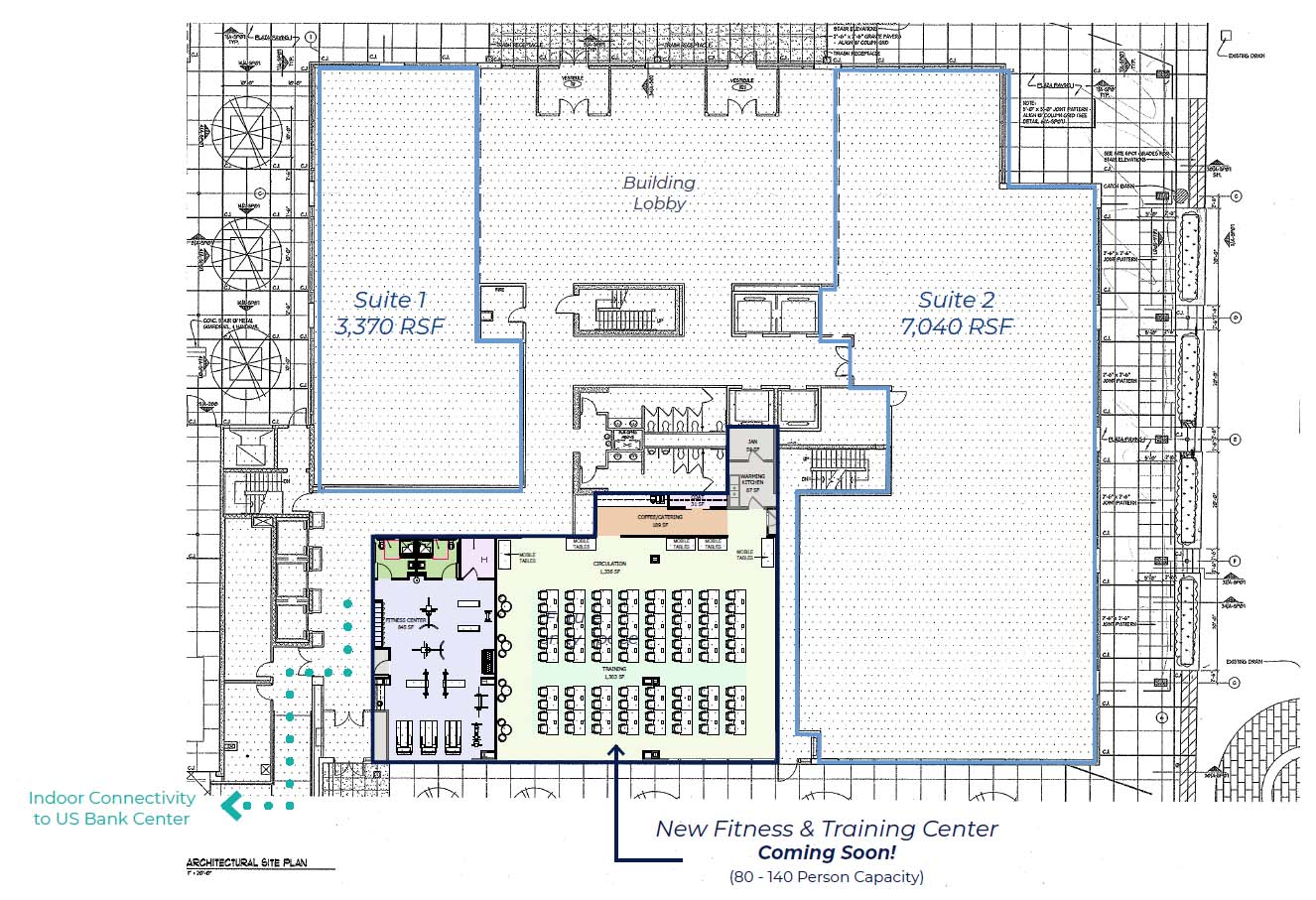 First-floor plan at 875 E. Wisconsin Avenue